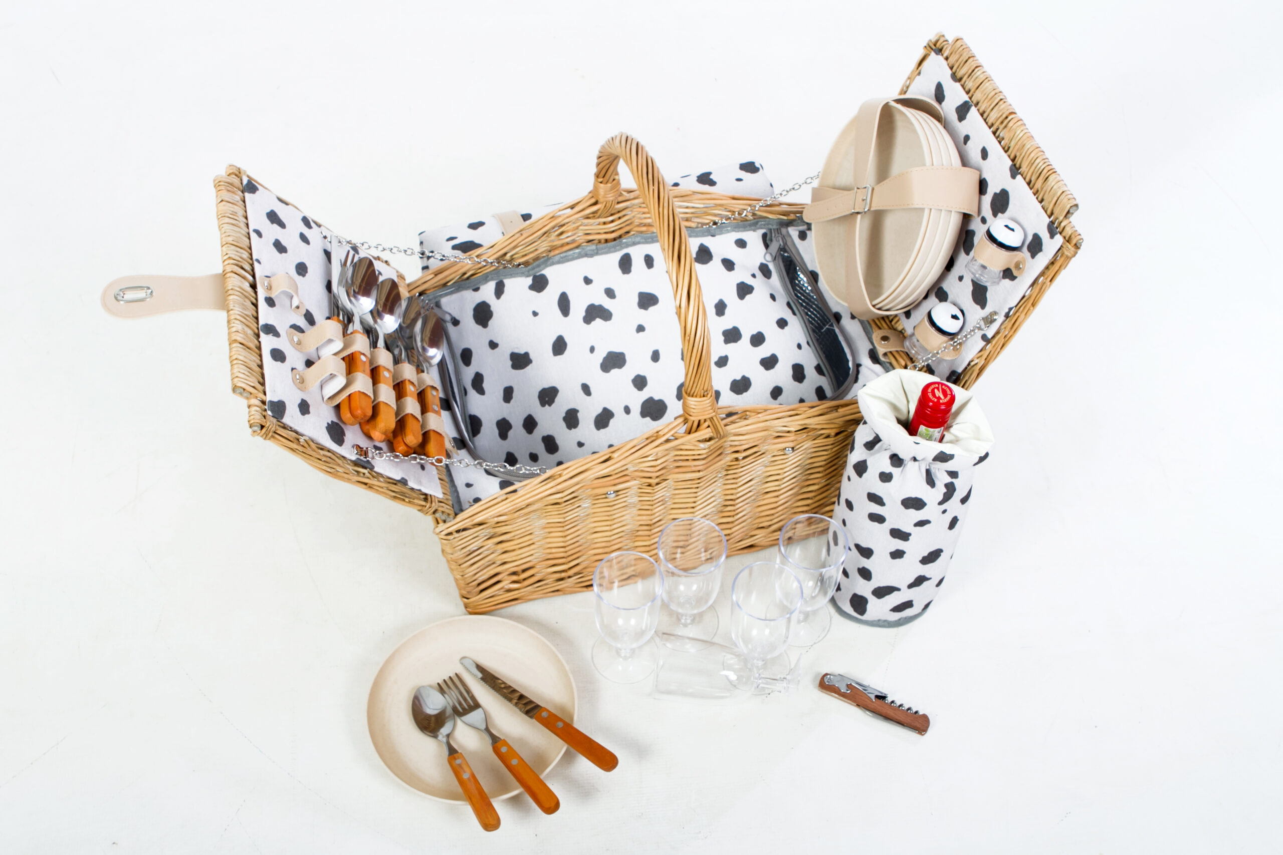 Pebble picnic basket set 5pax (copy) Pebble picnic basket set 5pax